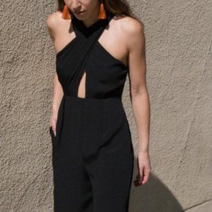 Size 6 Mara Hoffman Cross Front Jumpsuit